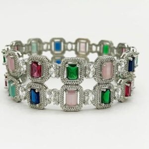 MULTICOLOUR AMERICAN DIAMOND BANGLE