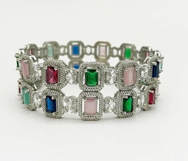 MULTICOLOUR AMERICAN DIAMOND BANGLE
